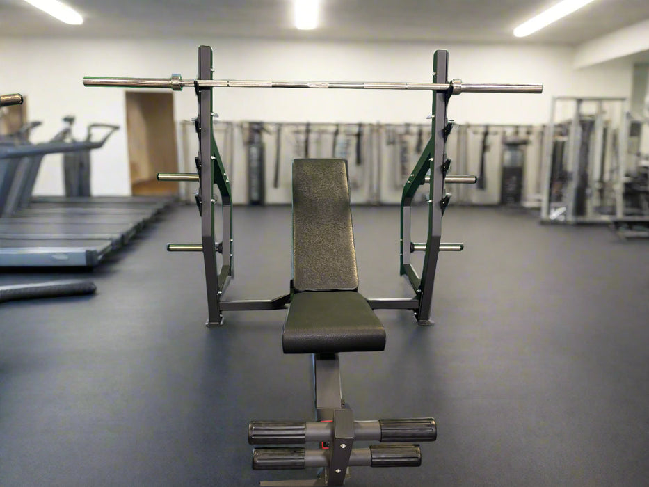 Fully Adjustable Olympic Bench Press — Full Incline & Decline