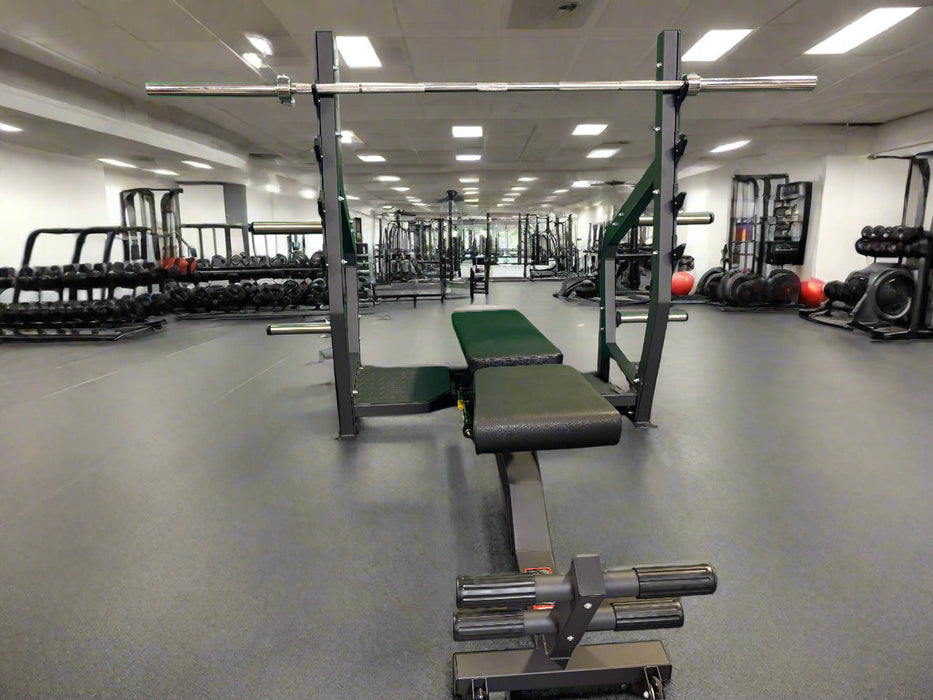 Fully Adjustable Olympic Bench Press — Full Incline & Decline